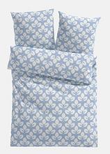 Linon-Bettwäsche in blau von vorne - bonprix