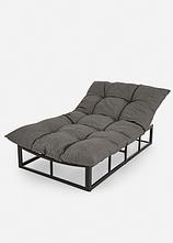 Gartensofa in grau von vorne - bonprix
