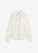 Bluse aus Viskose in weiß von vorne - bonprix