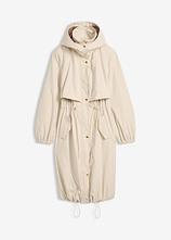 Übergangsmantel in beige von vorne - bonprix