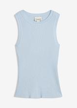 Stricktop mit Viskose in blau von vorne - bonprix