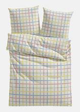 Linon-Bettwäsche in beige von vorne - bonprix