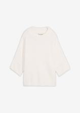 Boxy-Pullover aus softem Viskose-Mix in weiß von vorne - bonprix