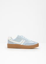 Plateau-Sneaker im Retrolook in blau - bonprix