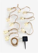 Solar Lichterkette mit Glühbirnen in braun - bonprix