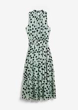 Chiffonkleid in grün von vorne - bonprix