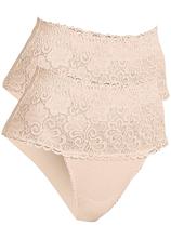 Strong Shape Slip (2er Pack) in beige von vorne - bonprix