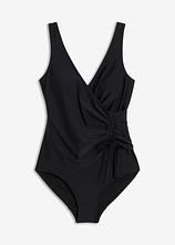 Light Shape-Badeanzug mit Raffung in schwarz von vorne - bonprix