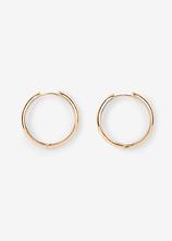 Creolen in gold von vorne - bonprix