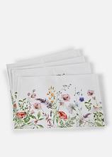 Tischset mit Blumen Druck (4er Pack) in bunt von vorne - bonprix