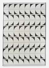 In-und Outdoor Teppich mit graphischer Musterung in beige von vorne - bonprix