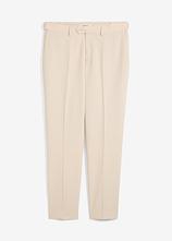 Baukasten-Anzugshose, Regular Fit in beige von vorne - bonprix