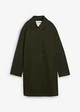 Wasserabweisender Trenchcoat, Oversized in grün von vorne - bonprix