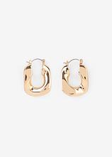 Creolen in gold von vorne - bonprix