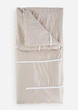 Tagesdecke mit Applikation in beige von vorne - bonprix