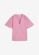 Tunika-Shirt in rosa von vorne - bonprix