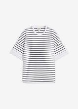 T-Shirt aus reiner Baumwolle in schwarz von vorne - bonprix