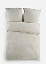 Musselin-Bettwäsche in beige von vorne - bonprix