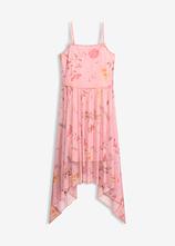 Jerseykleid aus zartem Mesh	 in rosa von vorne - bonprix