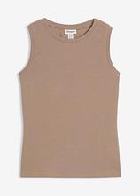 Tanktop in braun von vorne - bonprix