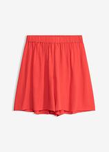 Strandshorts aus fließender Viskose in rot von vorne - bonprix
