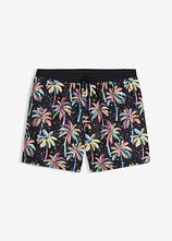 Badeshorts kurz in schwarz von hinten - bonprix