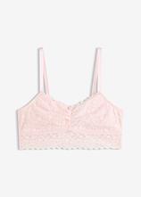 Bustier mit weichem Baumwollfutter in rosa von vorne - bonprix