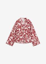 Resortbluse aus Viskosemix in rot von vorne - bonprix