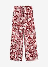 Marlenehose aus Viskose-Mix in rot von vorne - bonprix