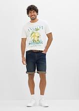 T-Shirt aus reiner Bio-Baumwolle in weiß im Look von vorne (Totalaufnahme) - bonprix