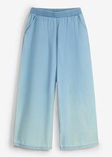 Culotte aus reiner Bio-Baumwolle mit Bequembund in blau von vorne - bonprix
