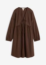 Tunika-Kleid in braun von vorne - bonprix