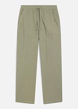 Loose Fit Schlupfhose, Tapered in grau von vorne - bonprix