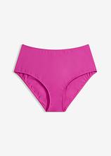 Highwaist-Bikinihose in lila von vorne - bonprix