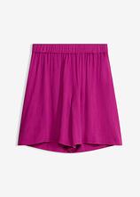 Strandshorts aus fließender Viskose in lila von vorne - bonprix