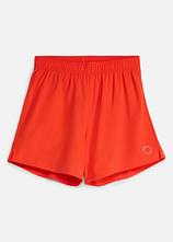 Ultraleichte Sport-Shorts 2-in1, schnelltrocknend in rot von vorne - bonprix