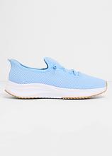Komfort-Sneaker aus Soft-Material in blau - bonprix