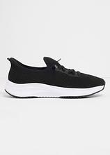 Komfort-Sneaker aus Soft-Material in schwarz - bonprix