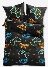 Bettwäsche mit Gamer Design in bunt von vorne - bonprix
