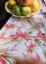 Tischläufer mit Blumen Druck, wasserabweisend in pink (Ambiente) - bonprix