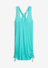Strandkleid aus feiner Viskose in blau von vorne - bonprix