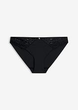Minislip mit nahtloser Hinterhose in schwarz von vorne - bonprix