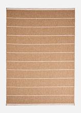In- und Outdoorteppich mit Streifen in beige von vorne - bonprix