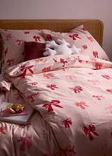 Biber-Baumwollmix-Bettwäsche in rosa (Ambiente) - bonprix