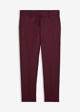 Schmale Hose mit weichem Wollanteil in rot von vorne - bonprix