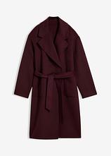Blazermantel aus weichem Woll-Mix in rot von vorne - bonprix