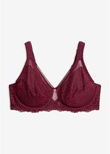 Minimizer-BH mit gepolsterten Trägern in lila von vorne - bonprix