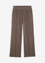 Jersey-Hose in Wolloptik in braun von vorne - bonprix
