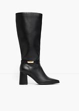 Stiefel mit Schnalle in schwarz - bonprix