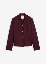Blazer mit Kelchkragen in rot von vorne - bonprix